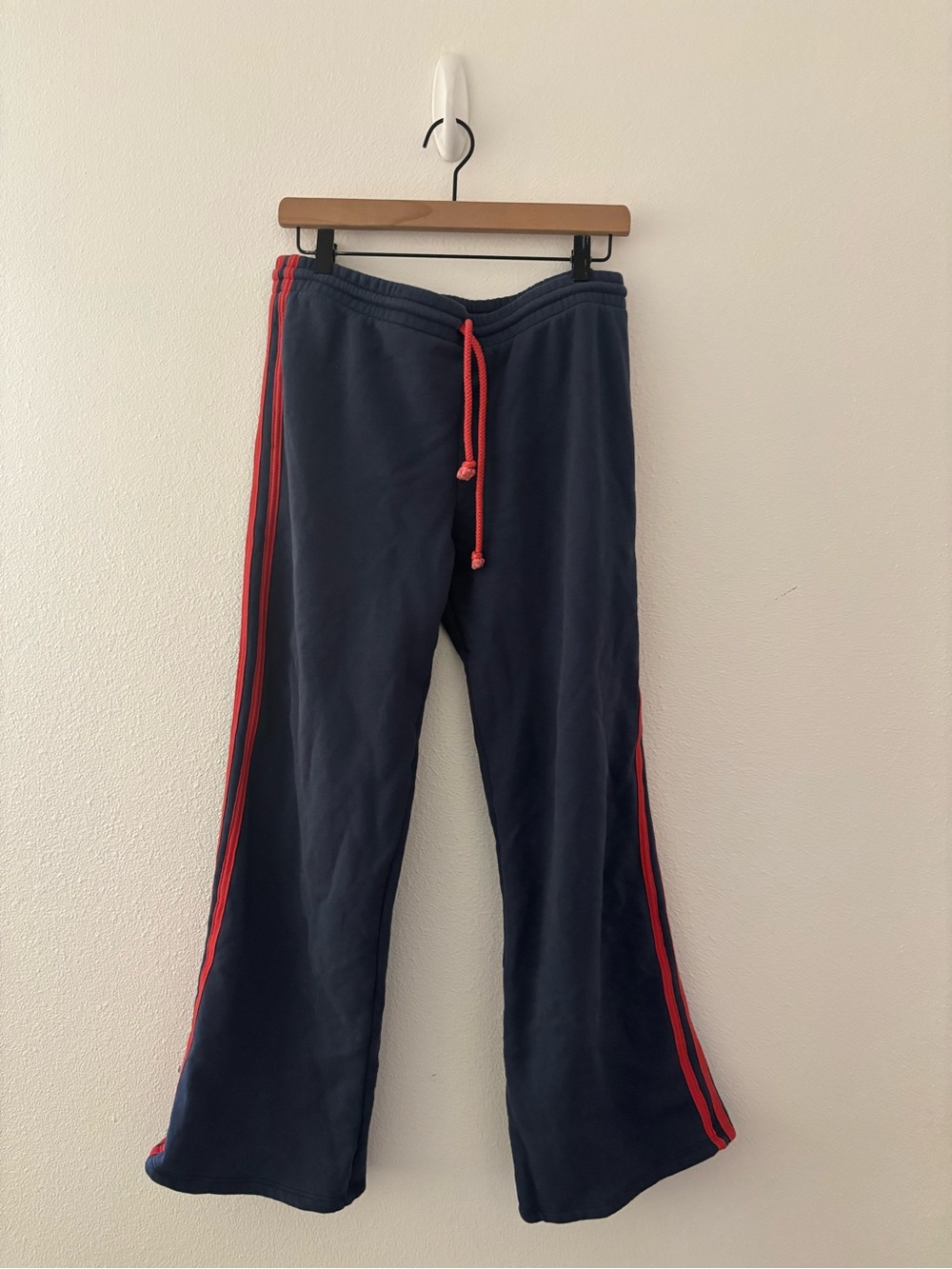 Daydreamer Navy Sweatpants with Red Stripe Detail